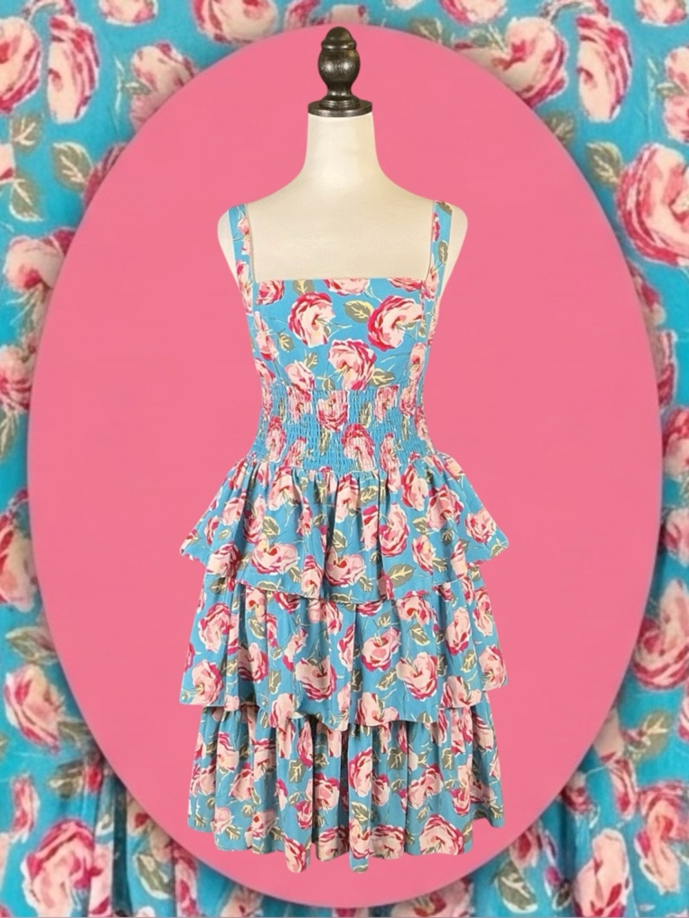 Betsey Johnson NWT Retro Y2K Style Coquette Cottagecore Grandmacore Dress 10